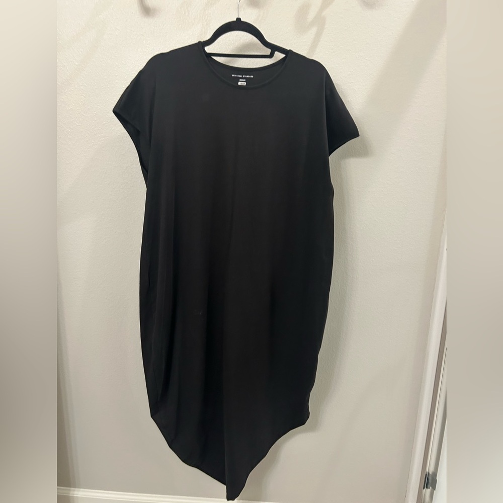 Universal Standard Black T-shirt Dress
